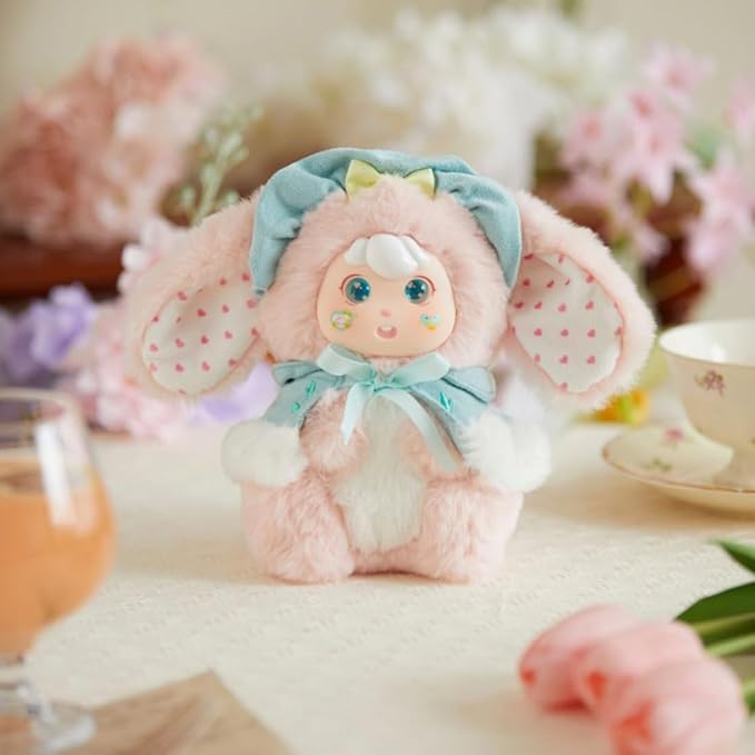 Sweetheart Tea Party Plush Blind Box, 7.8inch Mystery Box Figures 1PCS (1 of 7 Possible Styles) Cute Kawaii Collectible Surprise Gift Birthday Gifts