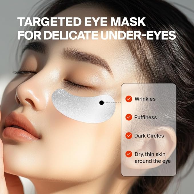 PURCELL Pixcell Biom Moisture Barrier Eye Mask – Probiotic Under Eye Patches for Deep Hydration & Skin Barrier Care, Soothing & Firming Eye Treatment, For All Skin Types (6 Pairs, 0.10 oz each)