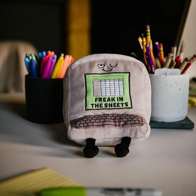 Punchkins Hilarious Plushie, Funny Collectible for Adults, Unique Desk Decor, Gag Gift for Grown Ups, Freak in The Sheets