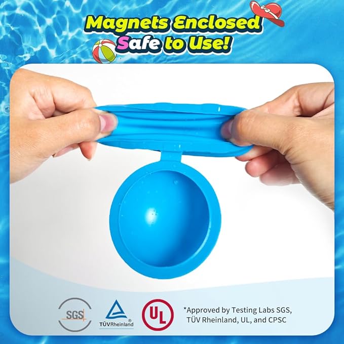 18Pcs Reusable Water Balloons for Kids, Pool Beach Water Toys for Boys and Girls, Outdoor Summer Toys for Kids Ages 3-12