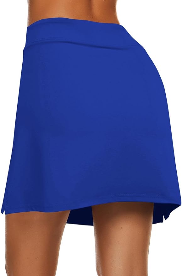Ekouaer Women's Active Performance Skort Lightweight Skirt for Golf Tennis | Built-in Shorts, A Line, High Waisted, Tummy Control, Pickleball, Running, Workout, Sports, Skorts for Woman