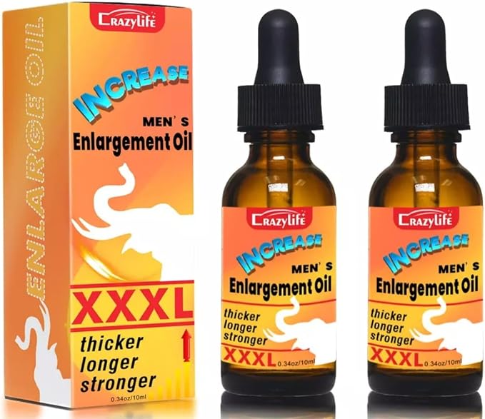 Massage Oil for Men, Male Enlarger Oil Growth Oil Fast Big Thick Long by CrazyLife for Men Enlargement 10ML by Tonisabery (2)