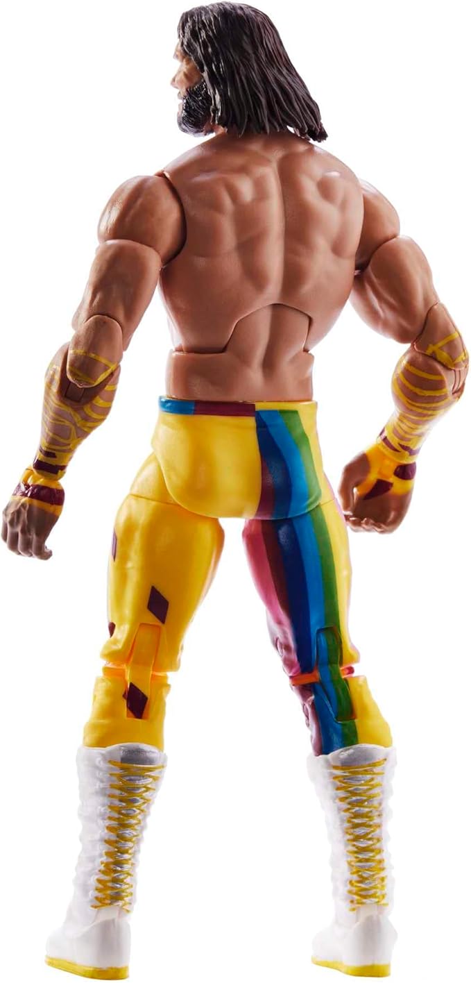 Mattel WWE "Macho King" Randy Savage WrestleMania Elite Collection Action Figure Accessory & "Mean" Gene Okerlund Build-A-Figure Parts, 6-inch