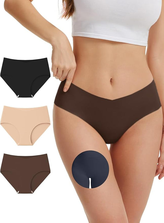 Camel Toe Underwear for Women Seamless Underwear No Show Camel Toe Concealer Invisible Workout Gym Yoga Panties