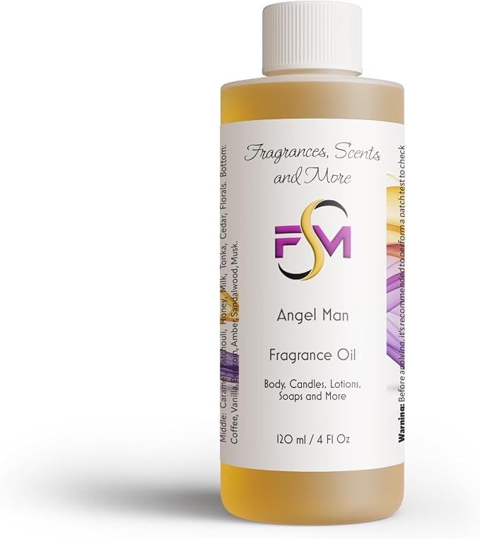 Angel Man Fragrance Oil - 4 Fl Oz Plastic Bottle (120ml)