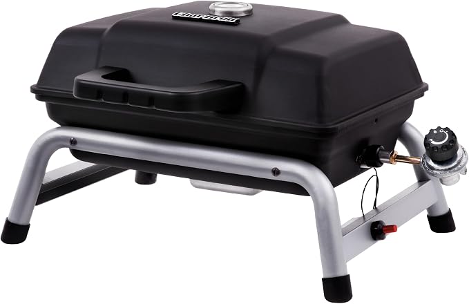 Charbroil 1-Burner Portable Propane Gas Grill, Black – 17402049