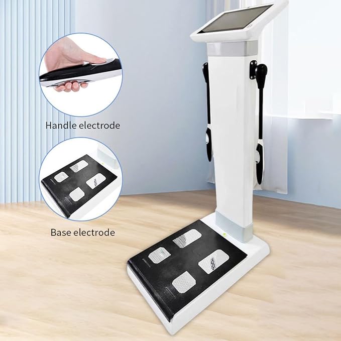 10.1 inch HD Touch Bioimpedance Analysis Machine Smart Body Composition Analyzer Measurement Analysis Fat Testing Machine Human Analyzer Intelligent Body Scanner