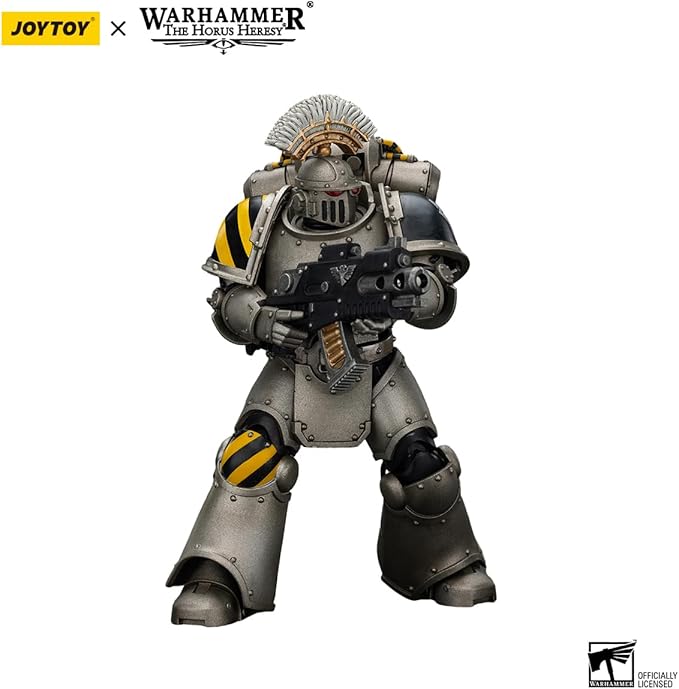 JOYTOY Warhammer The Horus Heresy lron Warriors MKlll Tactical Sergeant 1:18 Scale Action Figure Mecha Joy Toy Collection Model 4.8 inch