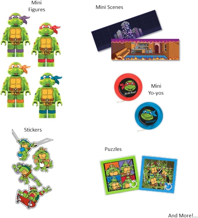 Well Played Teenage Mutant Ninja Turtles Surprise Ball – Collectible Toy with Random Characters, TMNT Mystery Surprise, Fun and Exciting for Kids - Ages 6