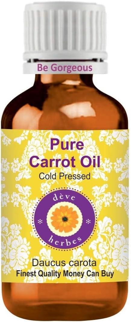 dève herbes Pure Carrot Oil (Daucus carota) Cold Pressed 30ml (1 oz)