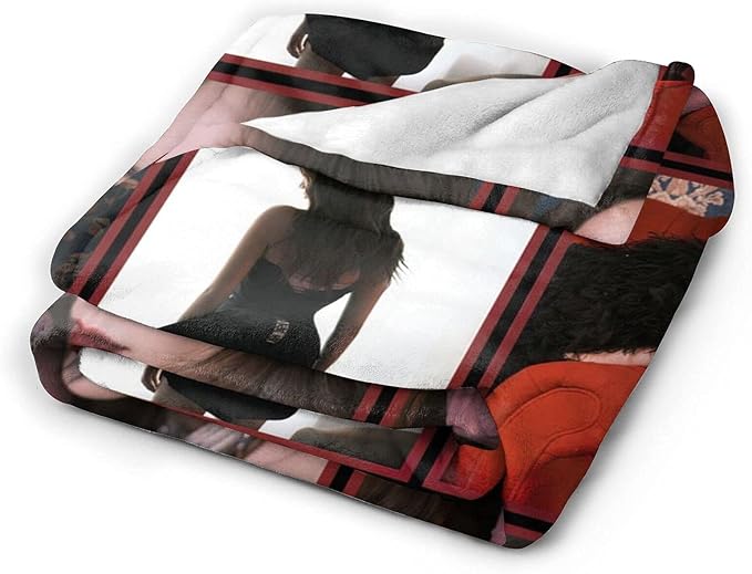 QETXVI Custom Blanket with Photos Text Customized Blanket Personalized Flannel Throw Blankets for Adult Kid Birthday Christmas Halloween Fathers Mothers Valentines Gift - 60"x 80"
