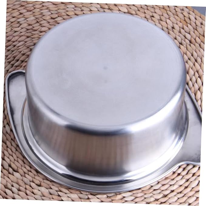 1pc Stainless Steel Hot Pot for Induction Cooker Lid Food-grade Material Design for Dining and