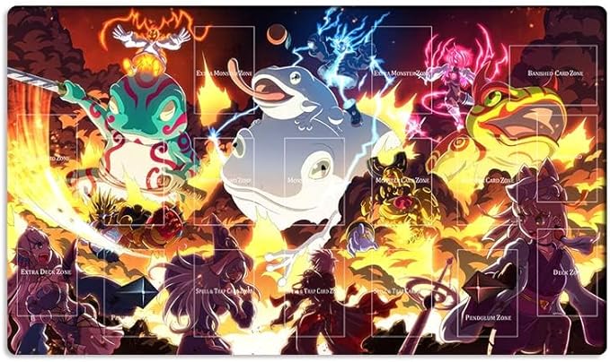New Duel Playmat Splight TCG CCG Pad Trading Card Game Mat Mouse Pad + Free Bag (ZD039-982-A)