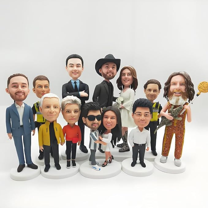 Custom Bobblehead, Custom Bobbleheads Personalized, Custom Personalized Unique Handmade Bobbleheads Figurine,Birthday Gifts, Action Figure Similar to You