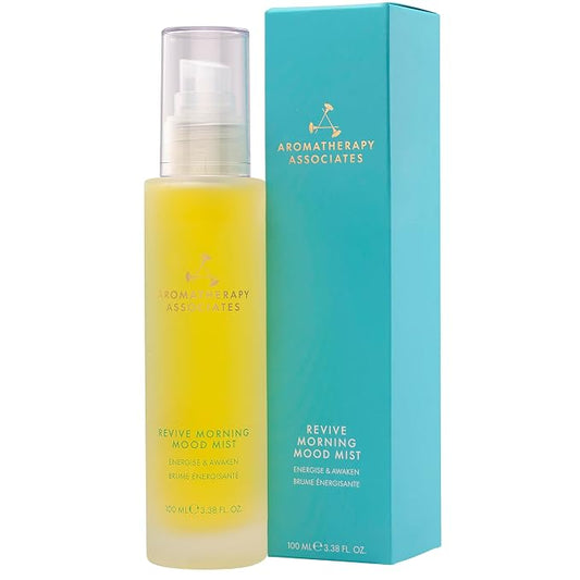 Aromatherapy Associates Revive Morning Mood Mist, 100ml, Energizing Aromatherapy Spray, Body, Room, & Pillow Spray with Grapefruit, Rosemary, Juniper Berry & Ginseng, Alcohol-Free Essential Oil Mist