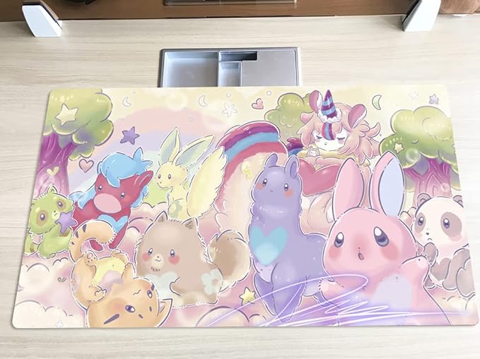 New Playmat Melffy TCG CCG Mat Custom Trading Card Game Mat + Free Bag (ZD014-729-K)