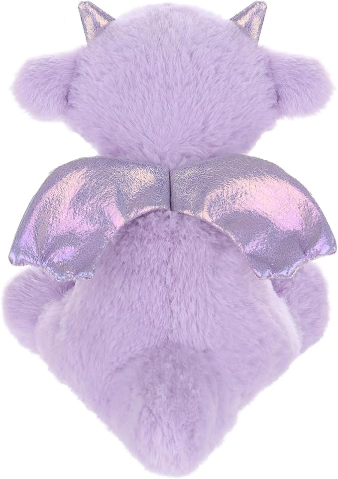 Apricot Lamb Purple Dragon Plush Stuffed Animals for Kids, Soft Cute Plush Toys for Baby Girl and Boy, Fluffy Purple Dragon Purple