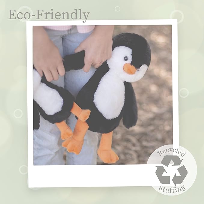 World's Softest Plush Poppy Penguin, Lushee, Large, 16" Stuffed Animal for Baby, Toddler, Kids, Adults - Soft, Huggable Stuffed Penguin- Adorable Toy Made from Kid-Friendly, Quality Materials