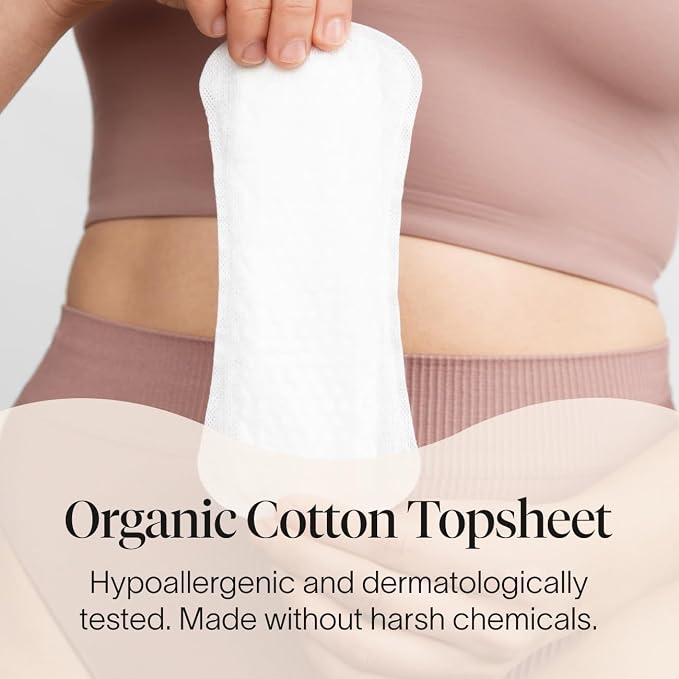 Cora Organic Cotton Feminine Care Bundle | 236 Micro Thin Daily Panty Liners and 36 Long Period Liners | Organic Topsheet | Quick Absorbency Leak Protection | Unscented