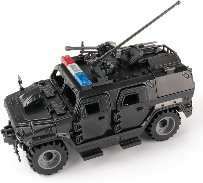 Military Car Building Blocks Toy Set, 2 in 1 Style Bricks Car, Battle Building Blocks Compatible with Major Brand