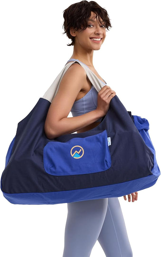 JoYnWell Yoga Bags and Carriers Fits All Your Stuff, Extra Large Yoga Mat Bag Full Zip Yoga Mat Bag with 3 Zipper pockets