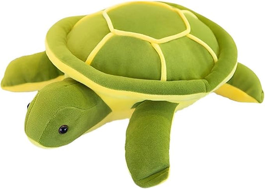 Sea Turtle Plushie Toy,18" Sea Turtle Stuffed Animals Plush Green Soft Plush Toys Hugging Pillows,Tortoise Plush Toys Doll Valentine's Day Birthday Gifts for Kids, Girls, Girlfriend (Green-18 inches)