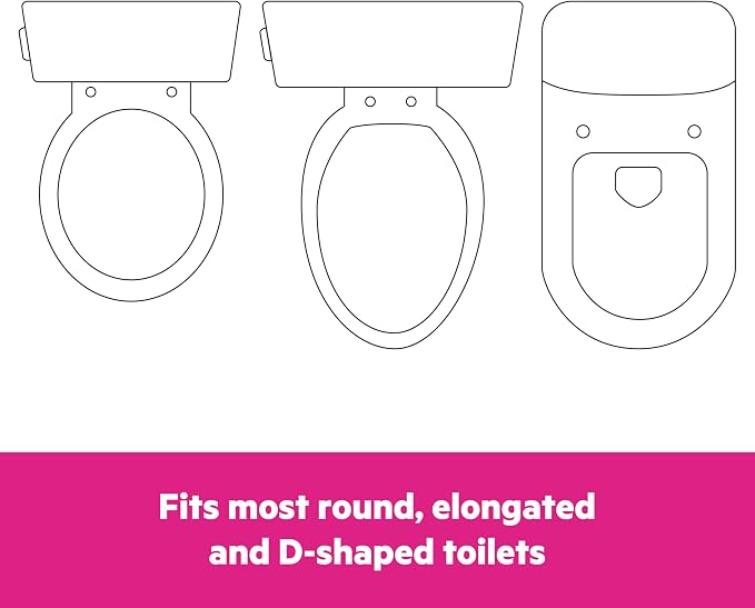Bright Starts Disney Baby Minnie Mouse Flip & Sit Potty Training Seat, Attaches to Toilet Securely, Space Saving Design Fits Most Toilets