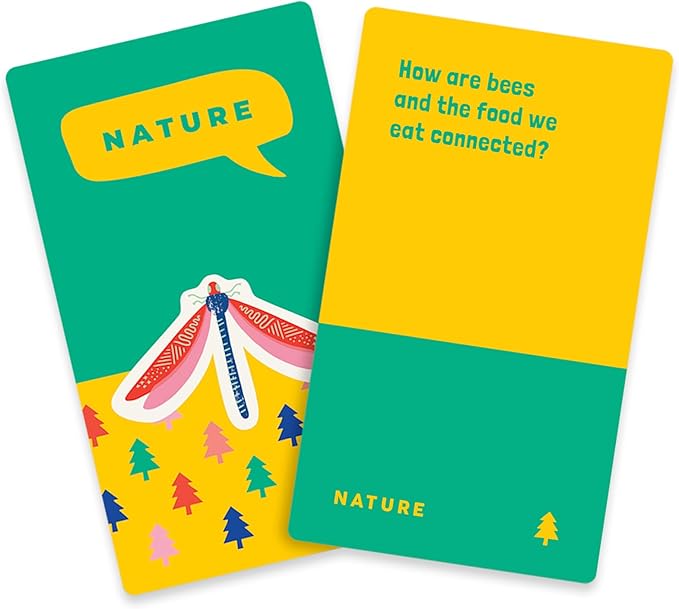 Bright Littles Conversation Cards - Family Bonding & Development Edition: Engage Kids & Parents in Mindful Discussion - Interactive Deck for Group, Table Topics & Game - Connect, Talk, and Grow