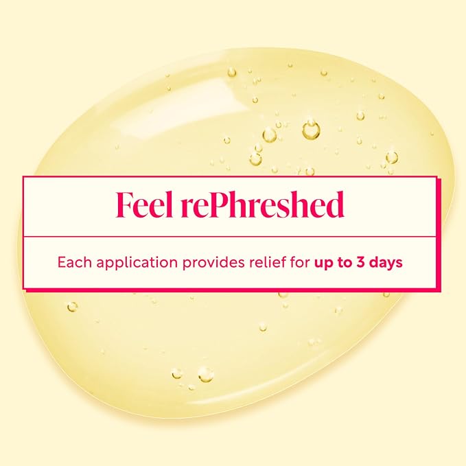 Rephresh Odor Eliminating Vaginal Gel, Fragrance Free, Balances Vaginal pH, Odor Control Up to 3 Days, 4 Pre-Filled Applicators (Pack of 2)