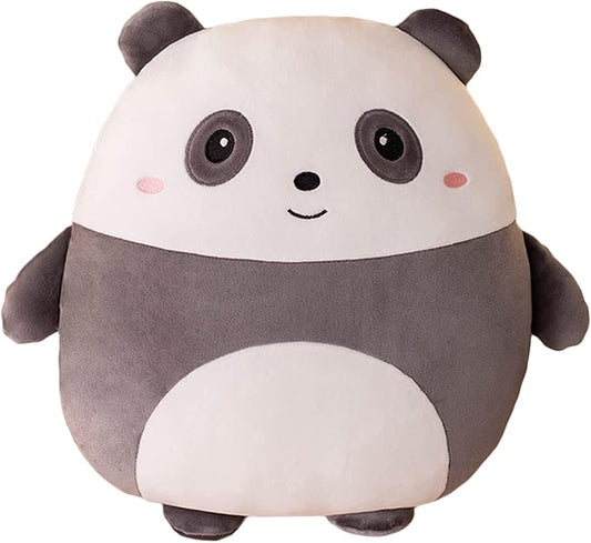 Cute Panda Plush Pillow, 16 inch Panda Stuffed Animal Toy Kawaii Panda Plushies Hugging Pillow Gifts for Room Decor Kids Birthday Valentine