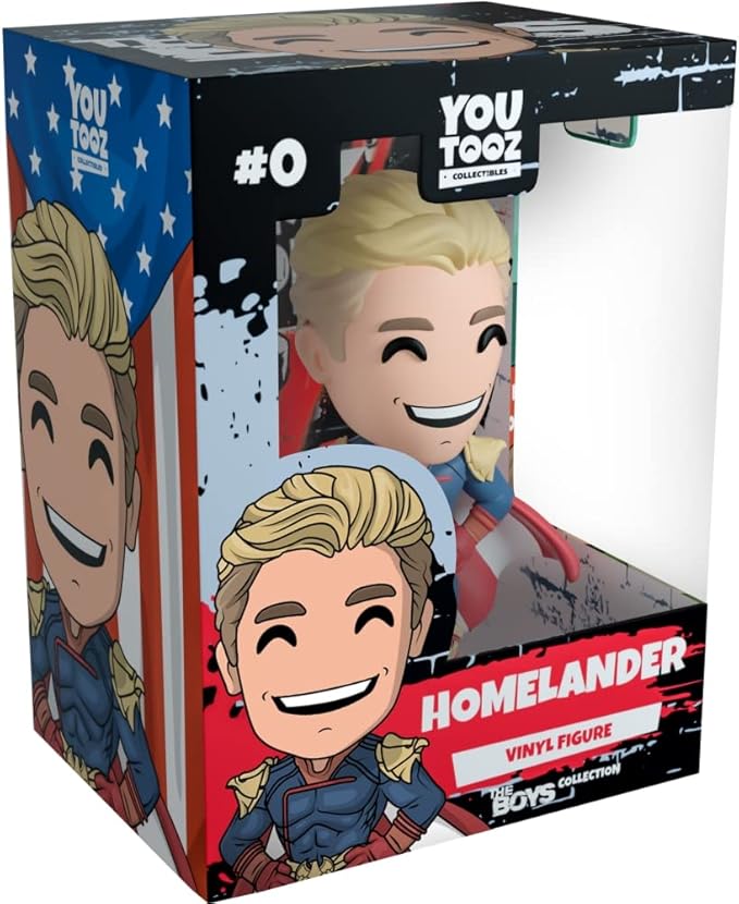 Youtooz Homelander 4.6" Vinyl Toy Figure, Official Licensed Homelander Collectible from The Boys TV Series and Comic, by Youtooz The Boys Collection