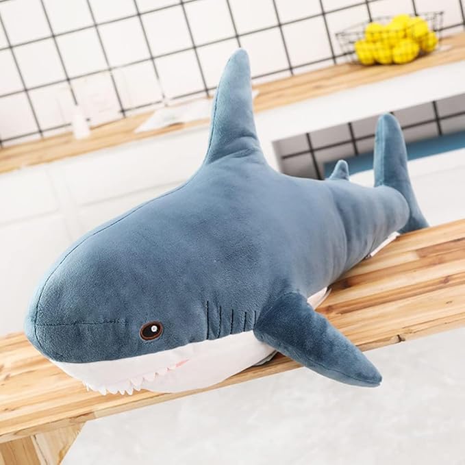 40 inch Shark Stuffed Animal Toy,Stuffed Animal Sharks,Plush Shark Toys,Soft Cushion Pillow Plush Pillow,Room Decoration for Boys and Girls Plushies for Kids