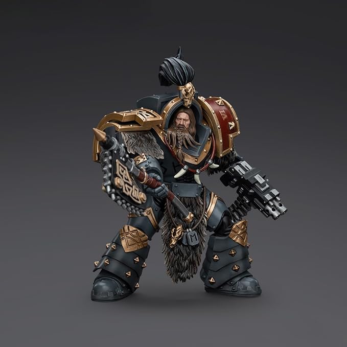 JOYTOY1/18 Warhammer The Horus Heresy Action Figure 5.59 inch Space Wolves Varagyr Wolf Guard Squad Varagyr Terminator 2 Collection Model Birthday Gift