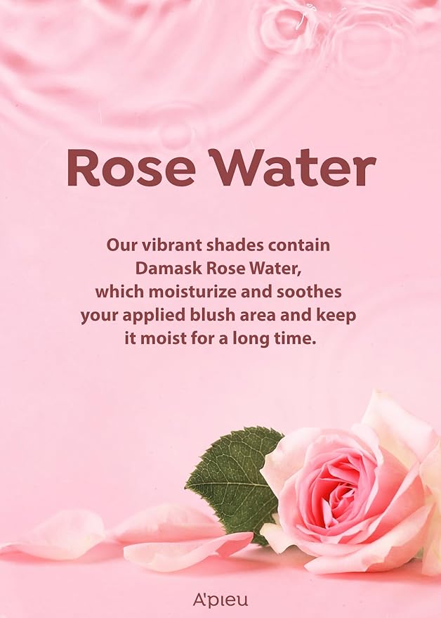 A'PIEU Juicy-Pang Water Blusher [PK04] – Fruity Liquid Blush for Cheeks, Buildable & Blendable Color, Hydrating Dewy Finish with Fruit Extract Blend & Rose Flower Water, 0.31 fl oz