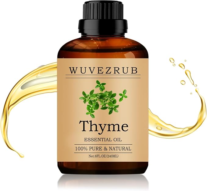 Thyme Essential Oil 240ML - 100% Pure and Natural Oils for Aromatherapy Diffuser - 8 Fl Oz/Thyme