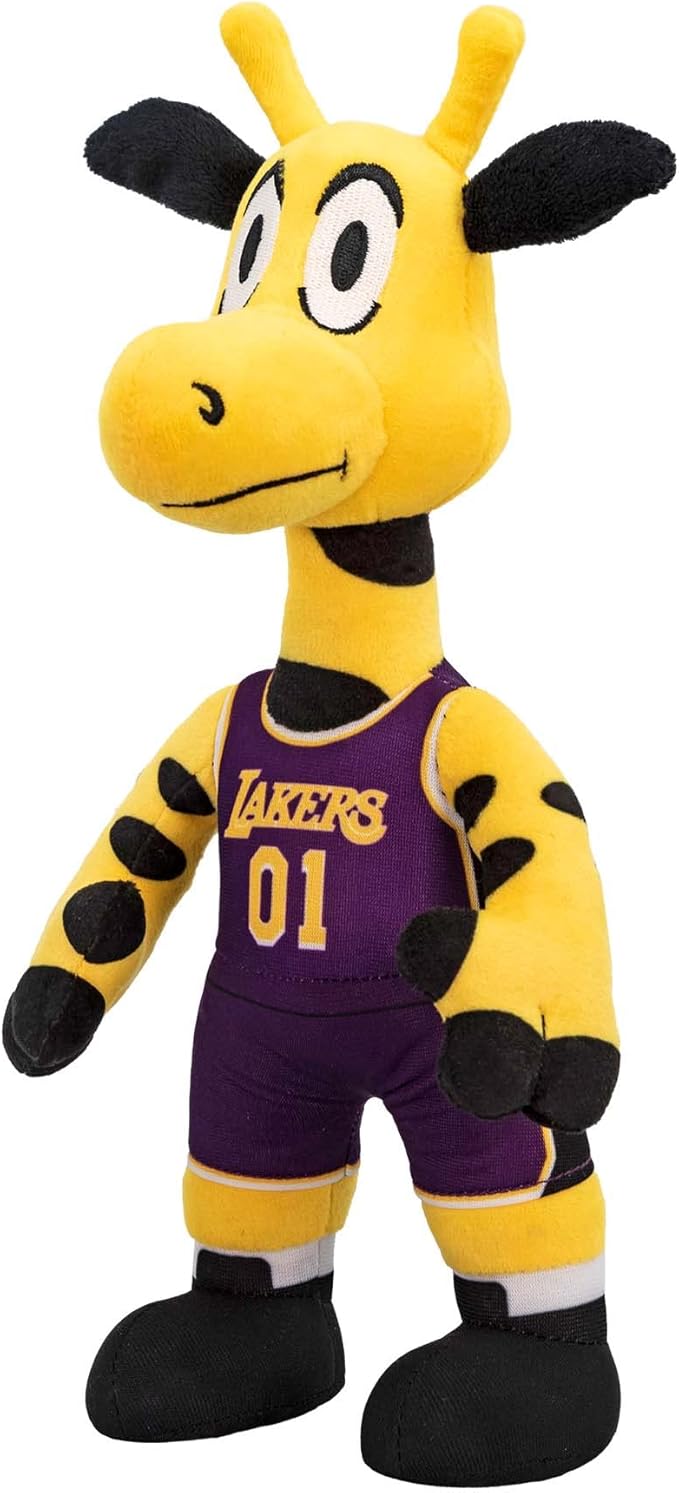 Bleacher Creatures Los Angeles Lakers Giraffe 10" Mascot Plush Figure- A Mascot for Play or Display