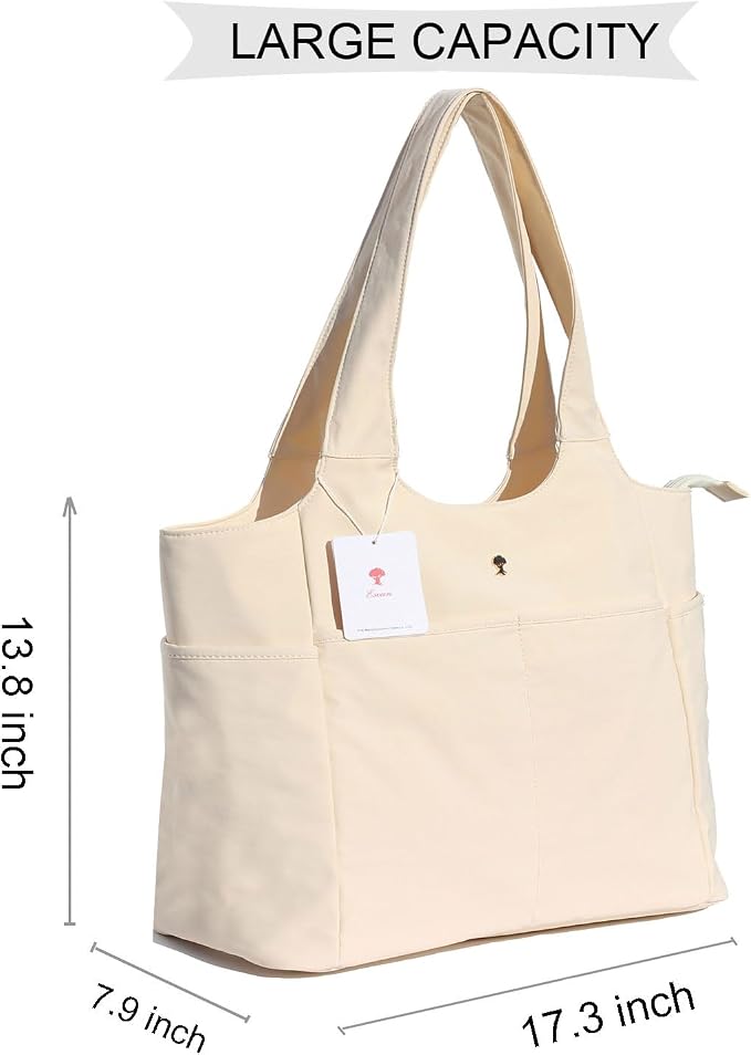ESVAN Yoga Tote Bag Mat bag Women Shoulder Bags Carryall Tote for Travel Office Workout Gym Nurse Beach