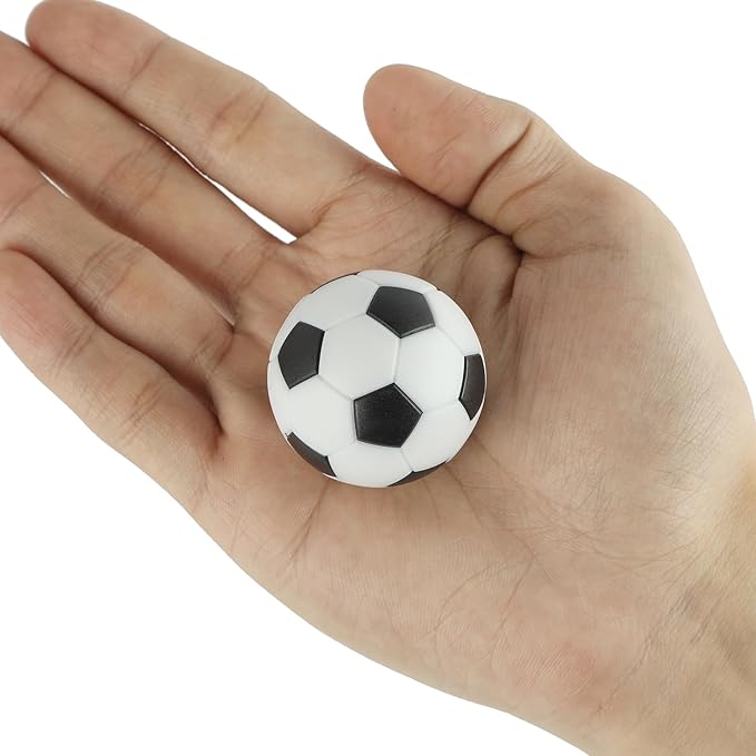 Pack of 9 Foosball Balls Mini Soccer Balls - Small Soccer Ball Replacements for Foosball Table Fun Home Recreation