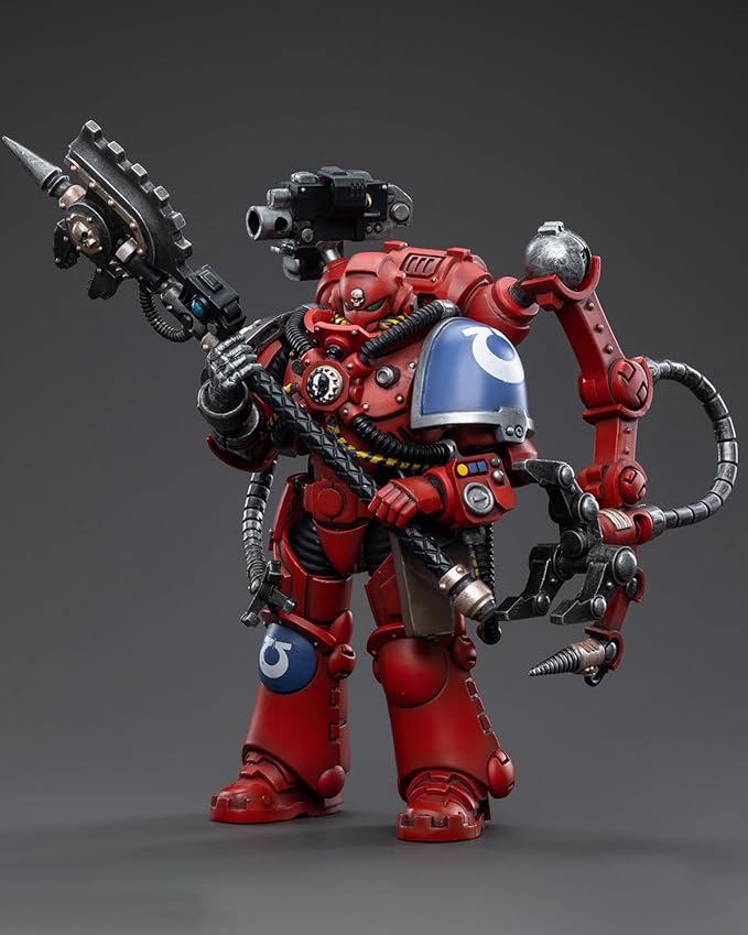 JOYTOY Warhammer 40K 1/18 Action Figures, Ultramarines Primaris Techmarine Perfect for Collectors & Decor, Ideal Gift for Birthdays, Christmas, Character Figure - JT3761