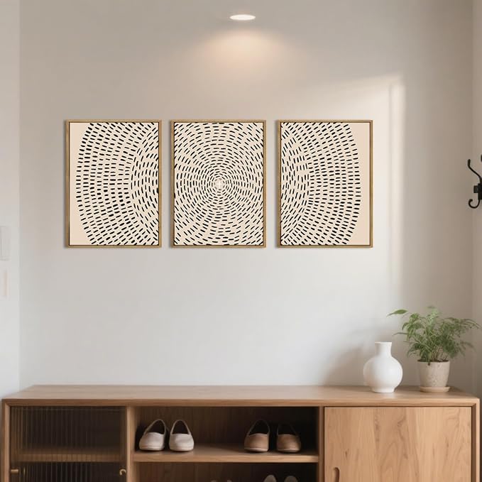 Jesus Wall Art Jesus Feeds The 5000 Canvas Wall Art Framed Christian Wall Decor 12x16 Inch Set of 3 for Living Room Bedroom Office