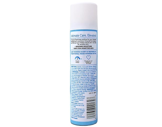 Summer's Eve Baby Powder Freshening Deodorant Spray, 2 Oz (Pack of 3)