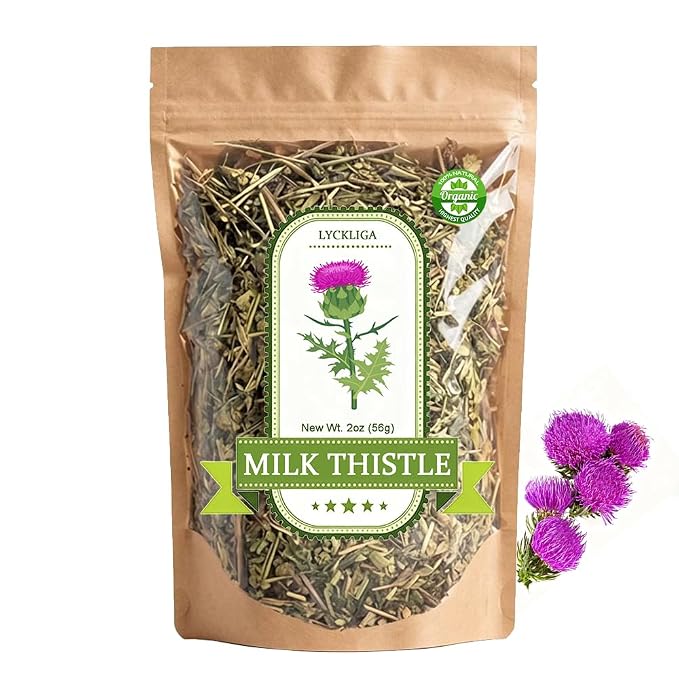 Milk Thistle Loose Tea, Cardo Mariano, 56g / 2 oz, Caffeine-Free, No Additives, No Preservatives