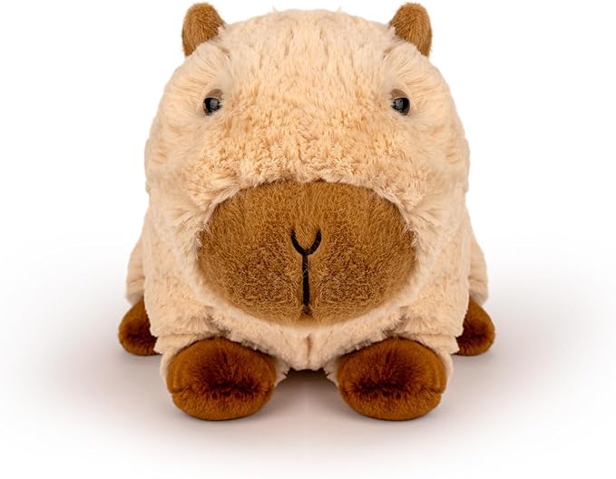 Large Plush Capybara Stuffed Animal Cute Plushie Soft Capybara Plushie Pillows Birthday Gift for Kids(17.7Inch)
