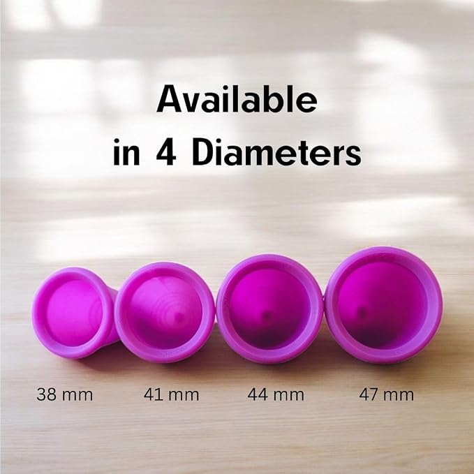 Most Customizable Menstrual Cup with Ring Handle | MeLuna Me Luna | Comfortable Period Cup Reusable Cup | Tampon Pad Alternative for Low Cervix | Shorty