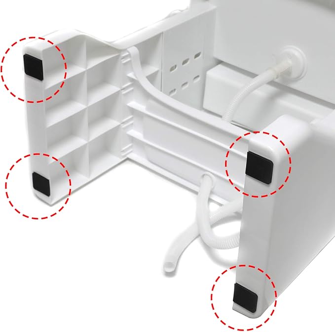 HongK- Early Training Learning Plastic Wash Basin For Child Kids Baby Toddler Simulation Towel Shelf Wash Hand Care [P/N: ET-BABY007-WHITE]