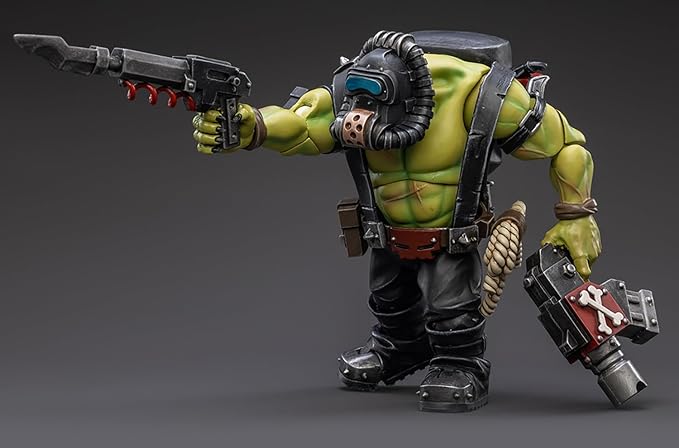 JOYTOY Warhammer 40K 1/18 Action Figures, Ork Kommandos Dakka Boy Snarit Perfect for Collectors & Decor, Ideal Gift for Birthdays, Christmas, Character Figure - JT2955