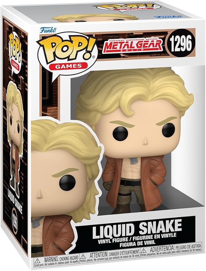 Funko Pop! Games: Metal Gear Solid - Liquid Snake - Collectable Vinyl Figure - Gift Idea - Official Merchandise - Toys for Kids & Adults - Video Games Fans - Model Figure for Collectors