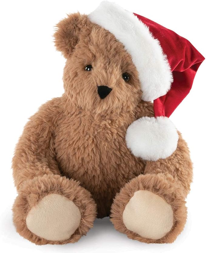 Vermont Teddy Bear Christmas Bears - Christmas Stuffed Animals, 18 Inch, Santa Bear, Soft