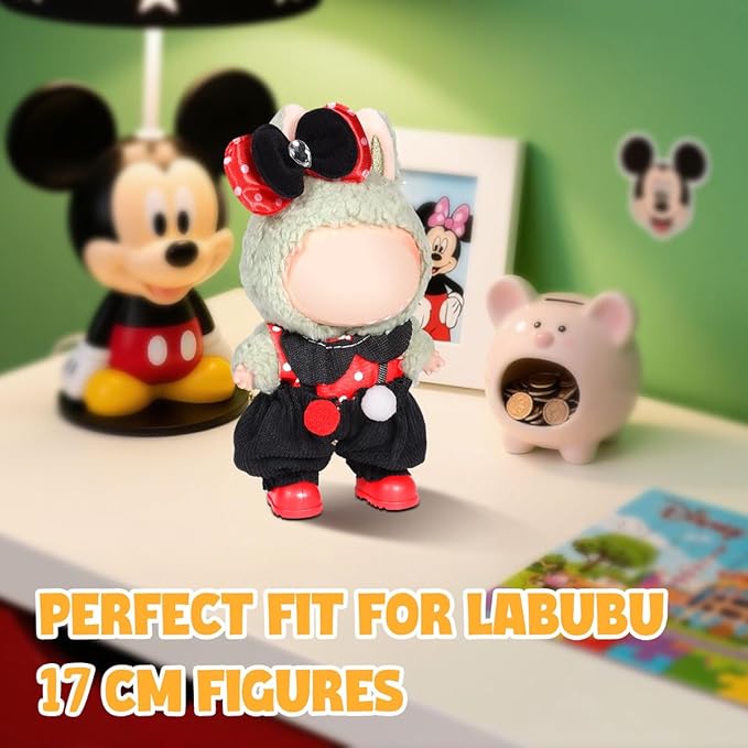 AICase for 17cm Doll Clothes/Outfit,Clothing Set for 17cm Doll,3 Piece Set Hat Clothing,Boys and Girls Stylish Adorable Clothes Accessories_09