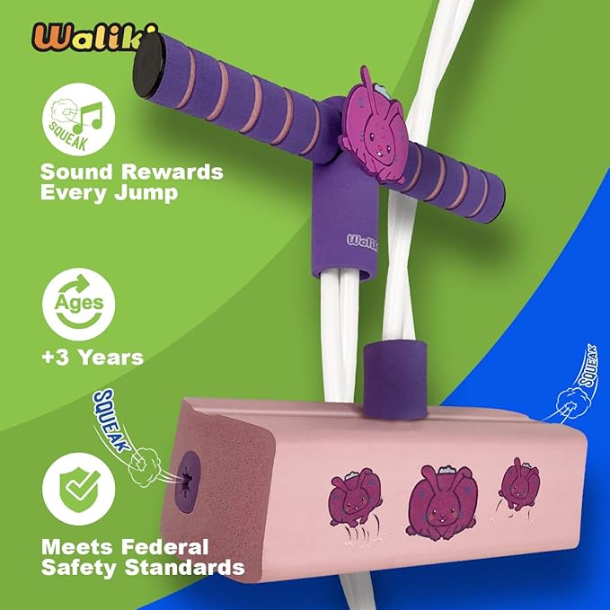 WALIKI Foam Pogo Hopper | Rabbit Jumper | Best Toy for 4 Year Old Girl